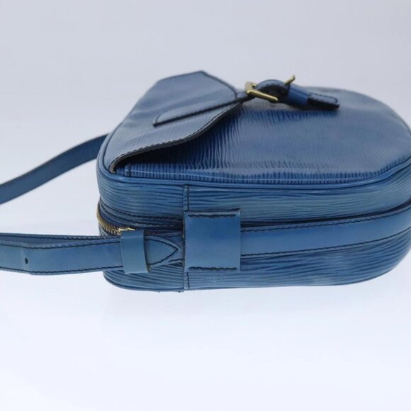 LOUIS VUITTON Epi June Feuille Shoulder Bag Blue - Picture 5 of 16